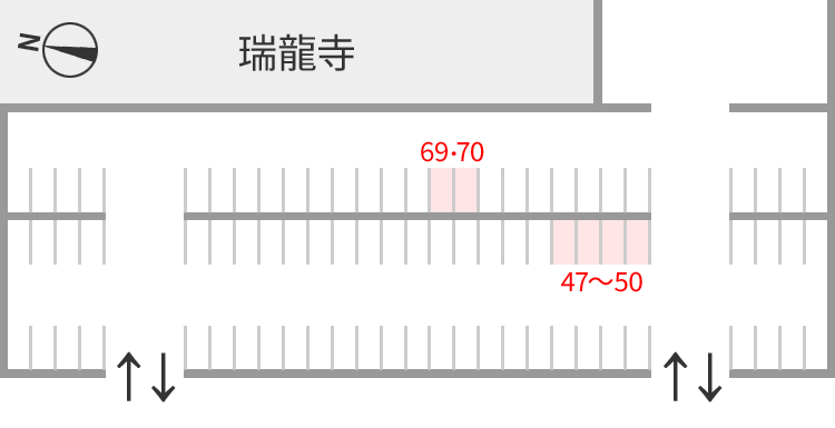 花園駐車場案内図
